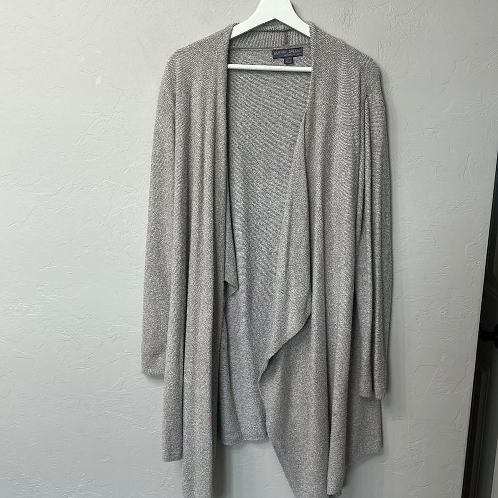 Barefoot Dreams bamboo chic light calypso cardigan size L/XL.